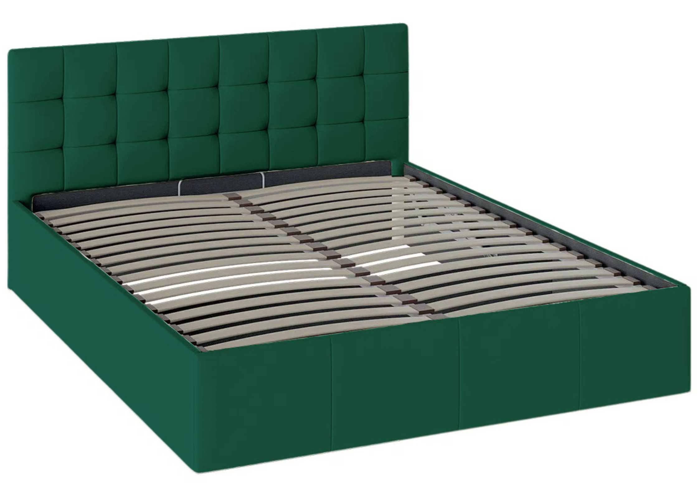 Zielone łóżko 180x200cm